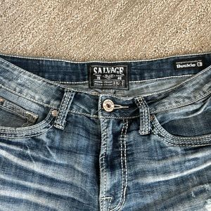 Salvage straight 32 R Buckle jeans